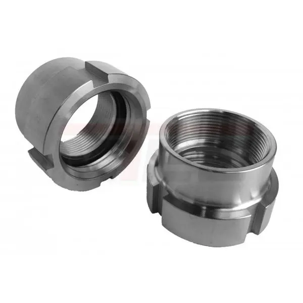 [109246] IBC adapter S60x6 female thread to female thread, non-rotating, stainless steel MT (1/2")