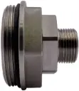 Swivel fitting for 2" barrels with external thread, stainless steel