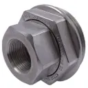 Swivel fitting, female thread for 2" barrels, aluminum