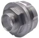 S100x8 swivel fitting on external thread, aluminum