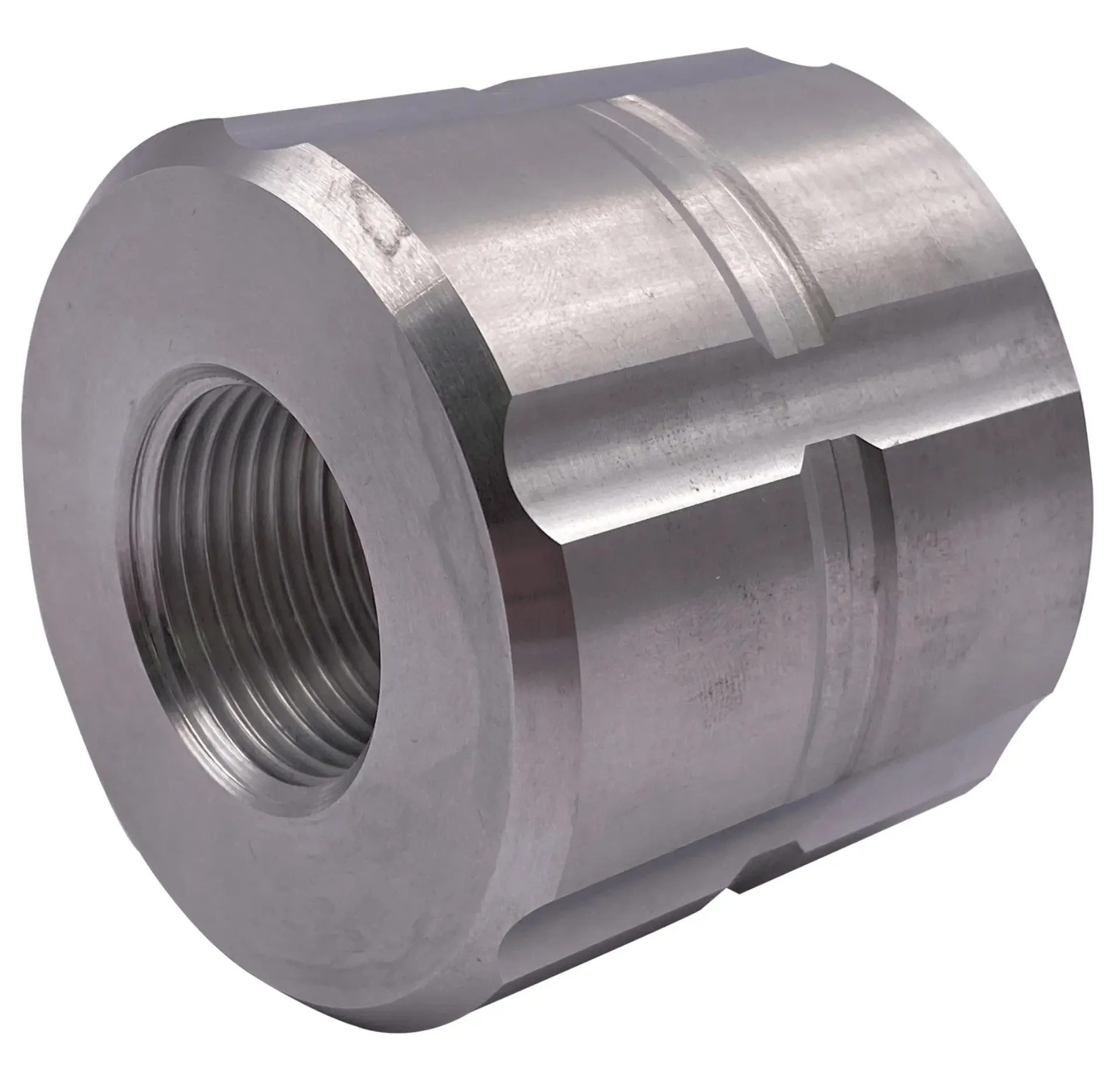 IBC Adapter 2fach Innengewinde S60x6 auf 2" BSP Aluminium