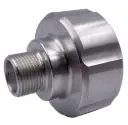 IBC adapter S60x6 female thread to male thread aluminum