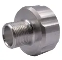 IBC adapter S60x6 female thread to male thread aluminum