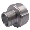 IBC adapter S60x6 female thread to male thread aluminum