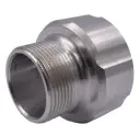 IBC adapter S60x6 female thread to male thread aluminum