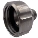 IBC adapter S60x6 female thread to male thread stainless steel 1.4305