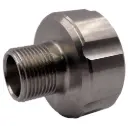 IBC Adapter S60x6 Innengewinde auf Außengewinde Edelstahl 1.4305