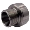 IBC adapter S60x6 female thread to male thread stainless steel 1.4305