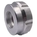 IBC adapter S100x8 female thread to female thread 2" aluminum