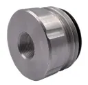 Barrel adapter S70x6 male thread to female thread aluminum