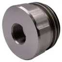Barrel adapter S70x6 male thread to female thread stainless steel