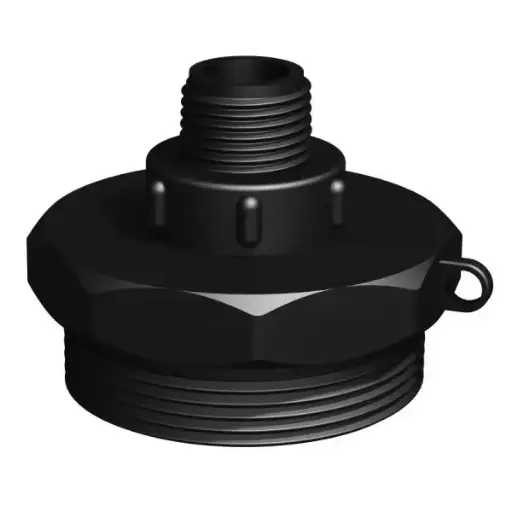 [101401] Fass Adapter 2" BSP Außengewinde auf BSP Außengewinde PP (1/2")