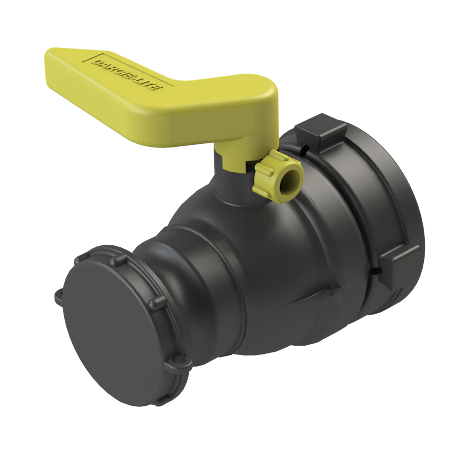 IBC Kugelhahn Innengewinde auf Camlock Stecker PP