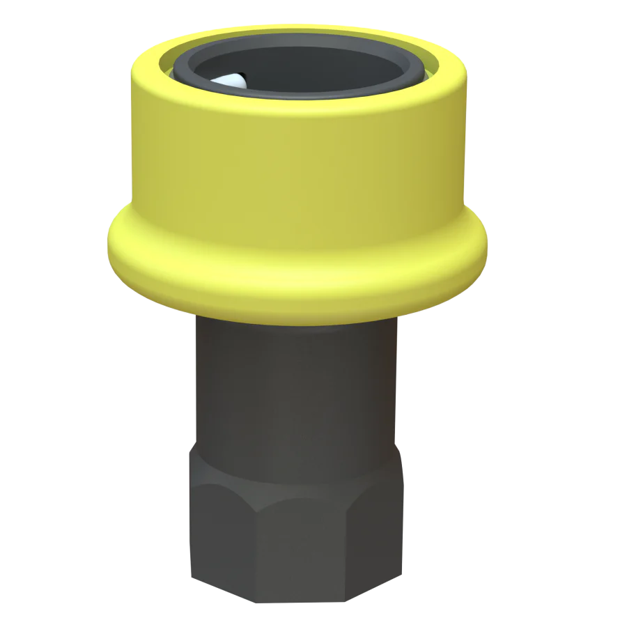 [101169] Quick coupling, dry closing, dosing part PP (1")