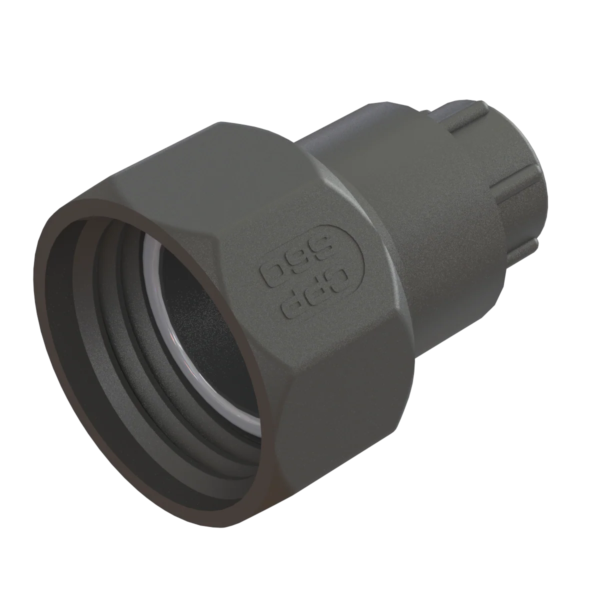 [103635] IBC adapter female thread to female thread rotatable PP (1/2", S60x6)