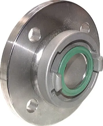 [102260] Storz coupling on flange, stainless steel (D25)