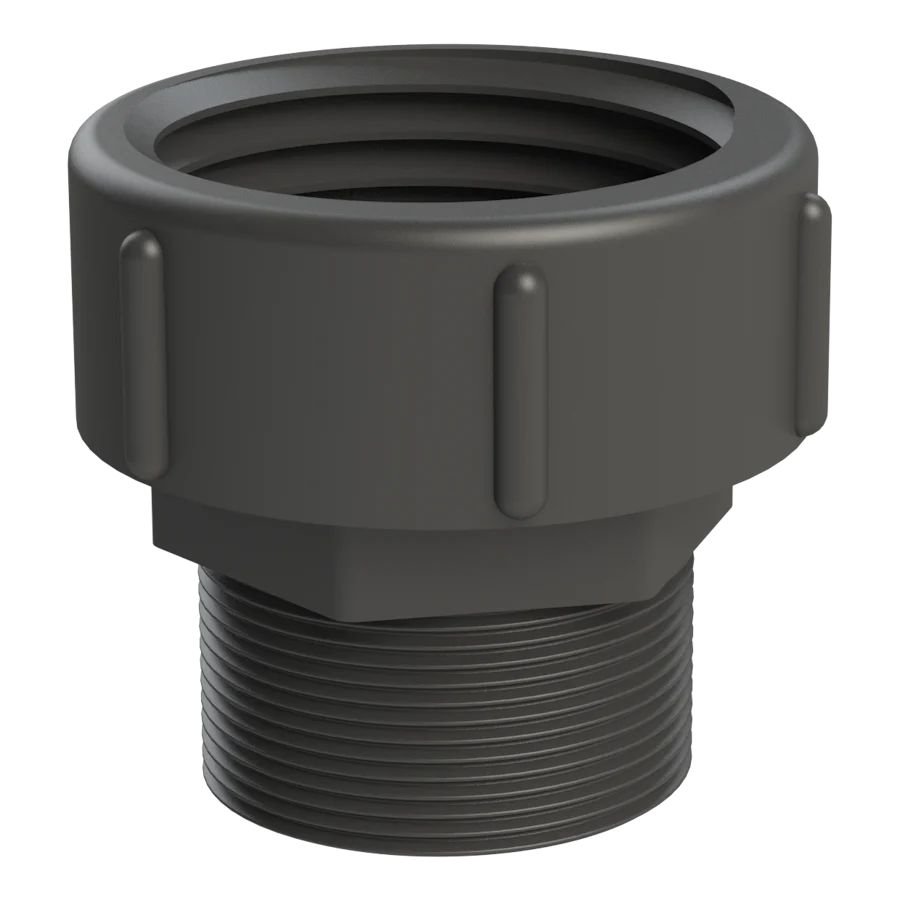 IBC adapter female thread to BSP male thread PP