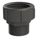 IBC adapter female thread to BSP male thread PP