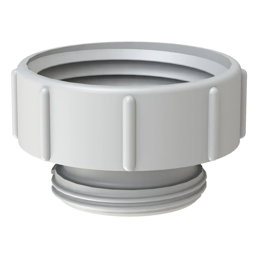 IBC adapter, female thread to milk pipe thread PP