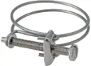 Wire hose clamp, stainless steel