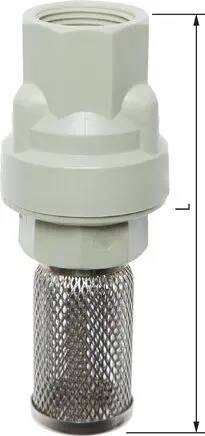 [104522] Foot valve PP (1/2")