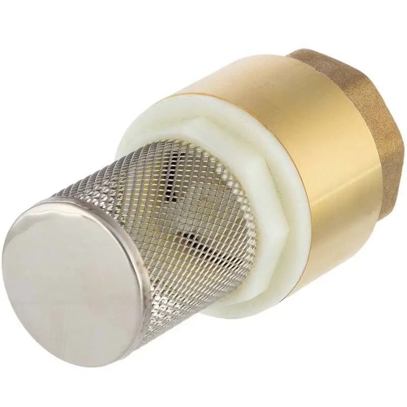 [104528] Foot valve, brass (3/8")