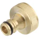 Clutch plug, female thread, brass