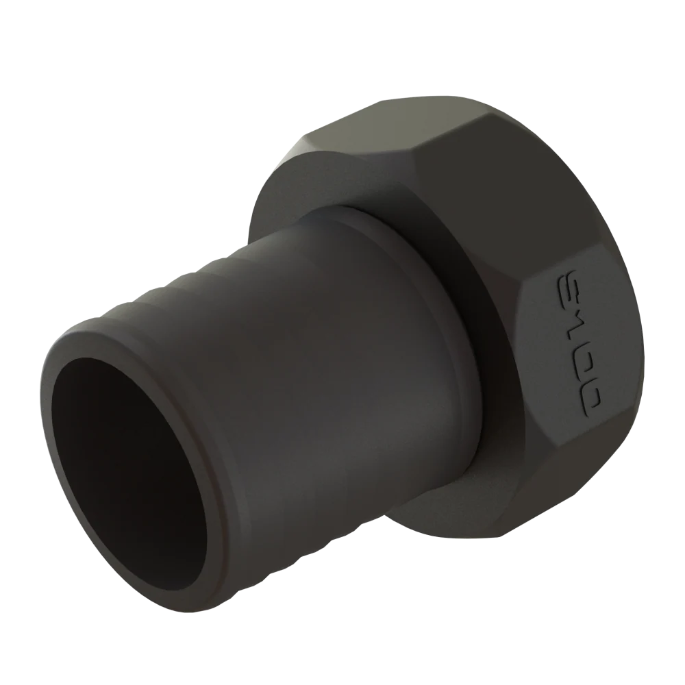 IBC Adapter Innengewinde auf Schlauchtülle drehbar PP