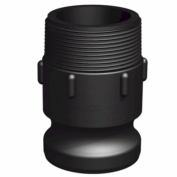 [100801] Camlock connector to male thread type F PP (3/4 Zoll, 1/2")