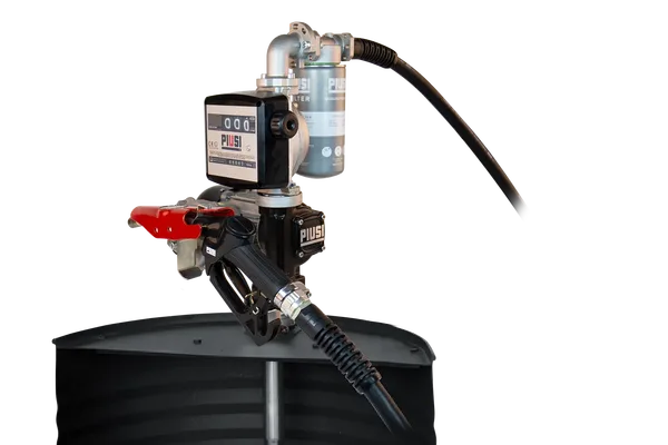 [101239] Panther EX Drum 230V fuel pump set (mit automatischer Zapfpistole, 56 Liter pro Minute)