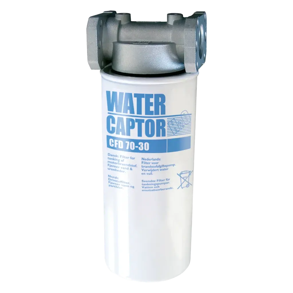 [100292] Kartuschenfilter Diesel mit Wasserabscheider (komplett, 70 Liter pro Minute)