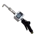 Fuel nozzle with counter for windshield washer fluid
