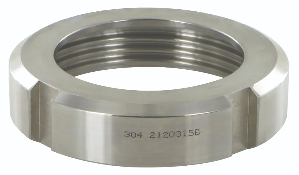 [102488] Milk pipe union nut, stainless steel (DN10 RD28)