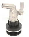 Stainless steel tap with barrel thread