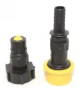 Quick coupling system for IBC containers PP