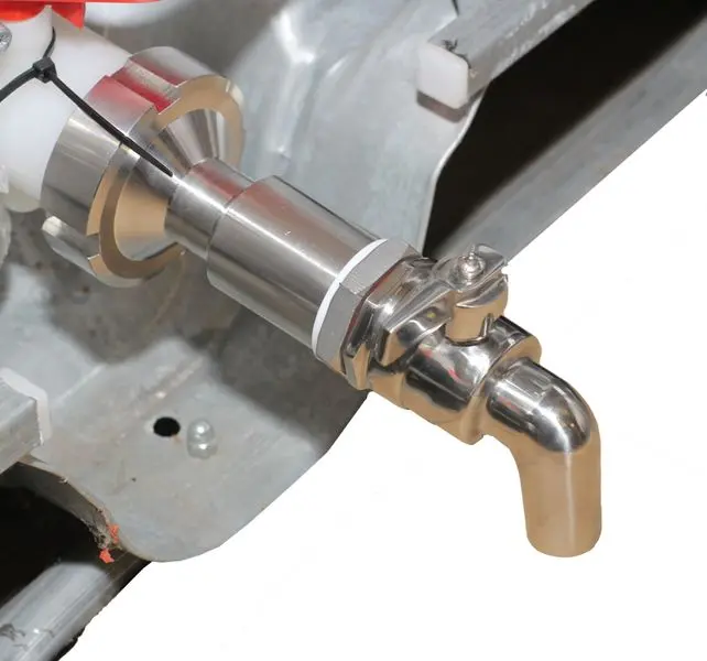 [101964] IBC tap S60x6 tank connection stainless steel