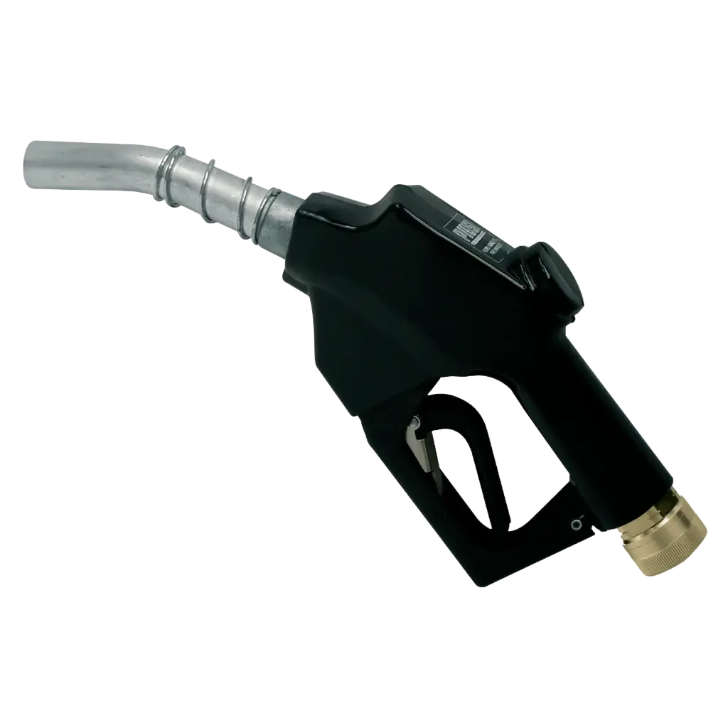 Automatic diesel fuel nozzle with swivel joint