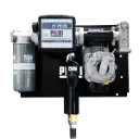 Gasoline pump set 230V 56L wall mounting