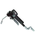 Fuel nozzle with counter for lubricating grease