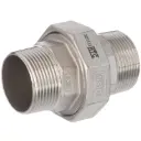 Screw connection 2 x external thread stainless steel
