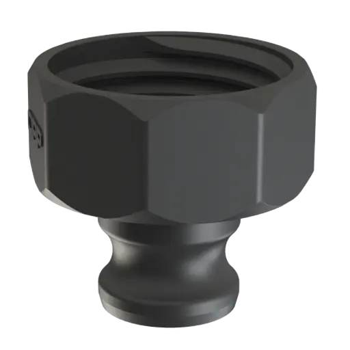 IBC Adapter Innengewinde auf Camlock Stecker PP