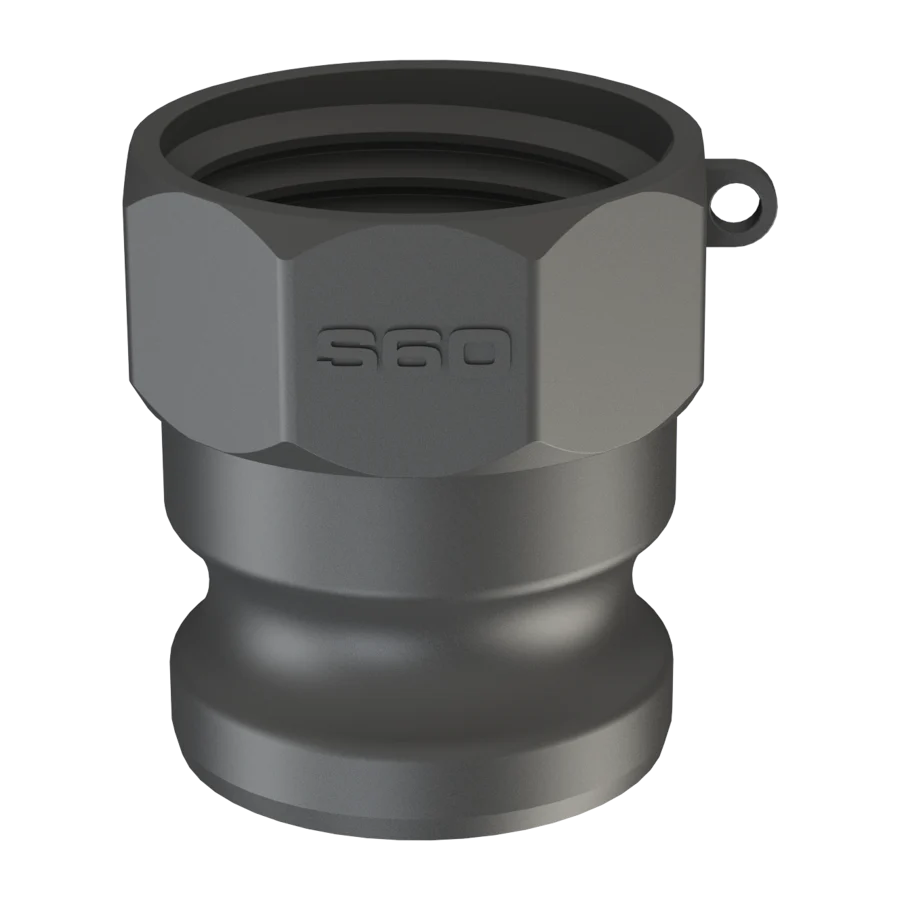 IBC Adapter Innengewinde auf Camlock Stecker PP