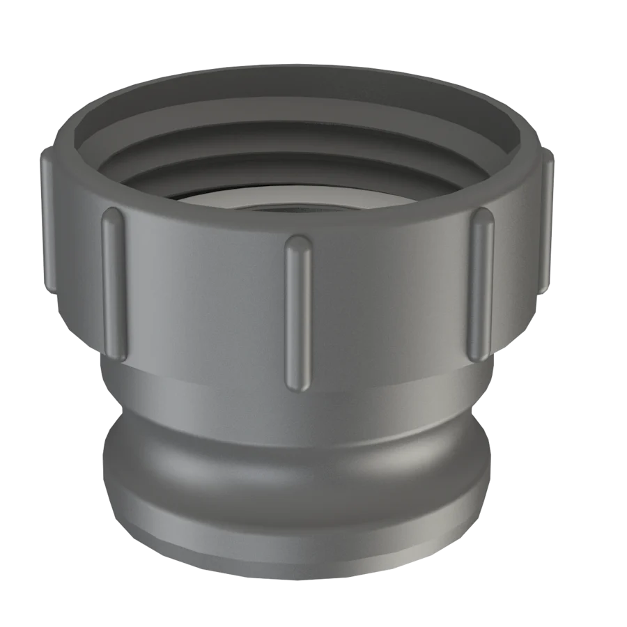 IBC Adapter Innengewinde auf Camlock Stecker PP