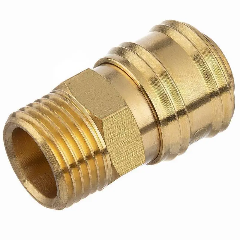 [108988] Quick-release coupling DN7.2, male thread, brass (1/4")