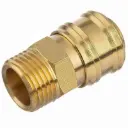 Quick-release coupling DN7.2, male thread, brass