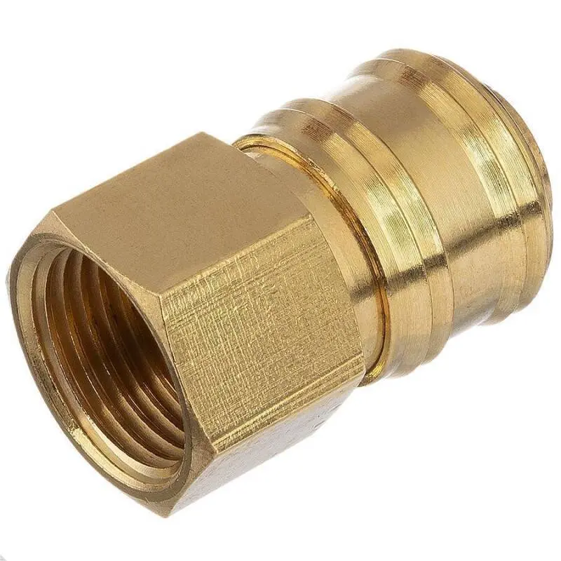 [108991] Quick-release coupling DN7.2, female thread, brass (1/4")