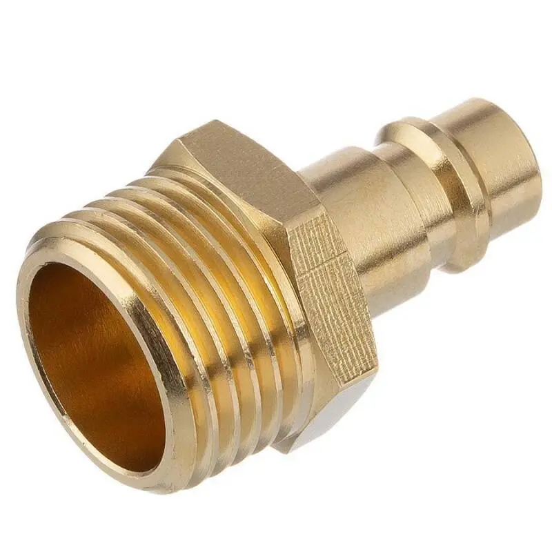 Quick-release coupling DN7.2 plug nipple to male thread brass