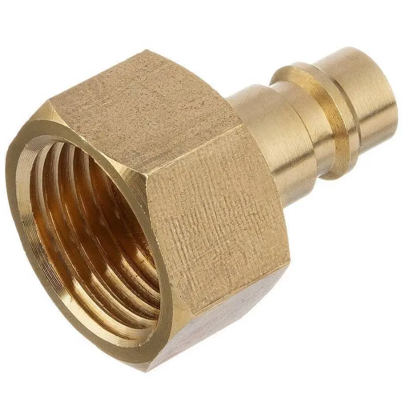 [108998] Quick-release coupling DN7.2 plug nipple to female thread brass (1/4")