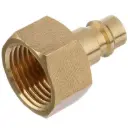 Quick-release coupling DN7.2 plug nipple to female thread brass