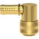 Quick-release coupling DN7.2 on hose nozzle 90° brass